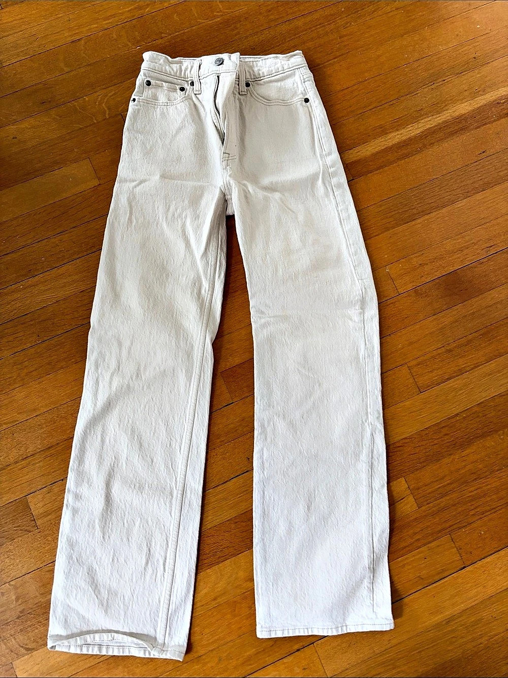 90s relaxed, Jean high-rise